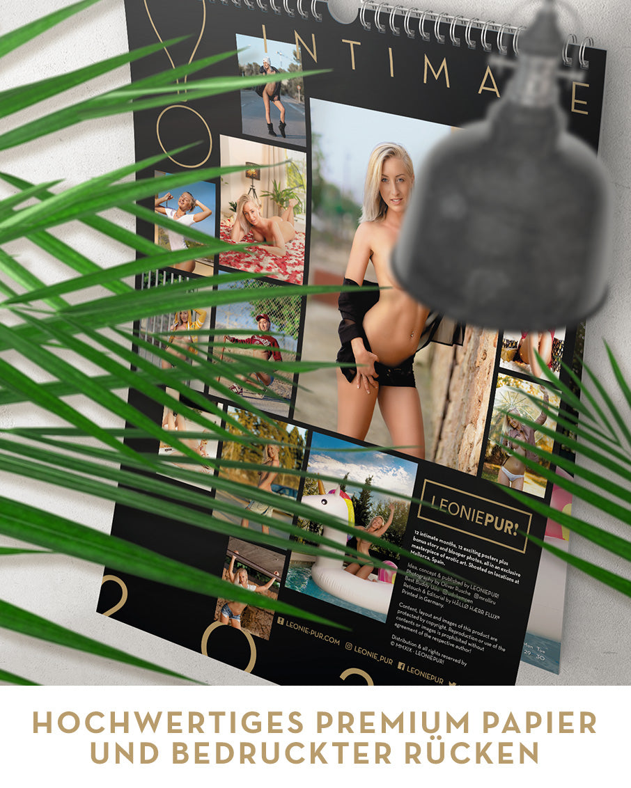 INTIMATE - A3 Posterkalender 2020